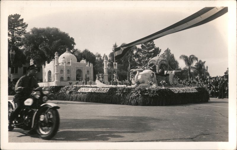 Santa Barbara Parade Float Pasadena California