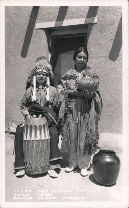 Cleto and Severa Tafoya, Santa Clara Pueblo New Mexico