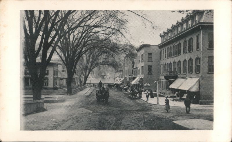 Street Scene Collinsville Connecticut