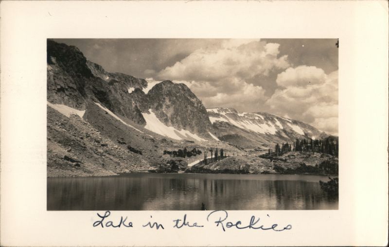 Lake in the Rockies Rocky Mountain National Park