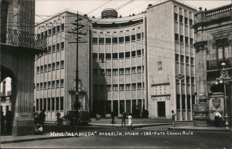 Hotel ALAMEDA Morelia, Mich. Michigan Mexico Chavez Ruiz