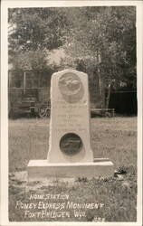 Home Station, Pony Express Monument Postcard
