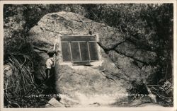Murphy Cabin Site - Donner Party Buried Here Postcard