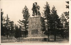 Pioneer Donner Monument, Near Truckee, Calif Postcard