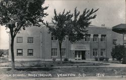 High School Auditorium Postcard