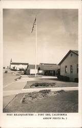 Post Headquarters - Fort Ord, California Postcard