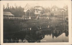 Portion of Conkling Park on Lake Coeur d'Alene Postcard