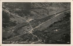 Airplane View of Larkspur, Colorado Postcard