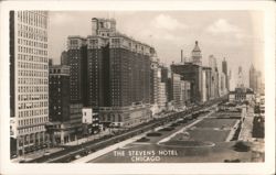 The Stevens Hotel, Chicago Postcard