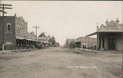 Main St. Reedley, Cal. Postcard