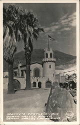 Scotty's Castle on the Death Valley Ranch Postcard