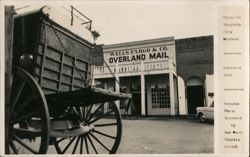 Wells Fargo & Co. Overland Mail, Virginia City Postcard