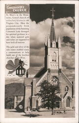 St. Mary's in the Mountains, Virginia City Postcard