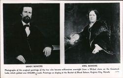 Sandy Bowers and Mrs. Bowers Postcard