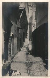 Rue dans la Casbah Postcard