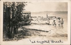 Bathing at Crystal Beach Postcard