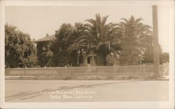 Luther Burbank Residence Postcard