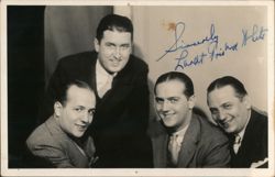 Lansat Trio and White, Autographed Postcard