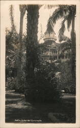 Patio, Hotel del Coronado Postcard