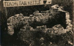 Teach's Old Tar Kettle Postcard