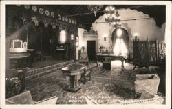 The Music Room, Death Valley Scotty's Castle Postcard