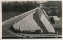 Bull Shoals Dam, Ark. Postcard