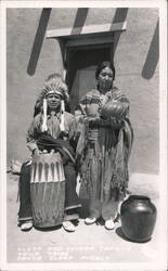 Cleto and Severa Tafoya, Santa Clara Pueblo Postcard