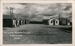 Colonial Motor Court Postcard