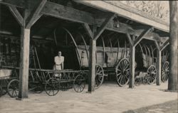 Covered Wagons, Landis Valley Museum, Inc. Postcard