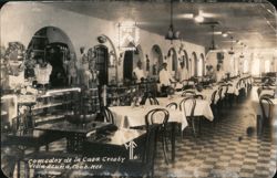 Comedor de la Casa Crosby Postcard