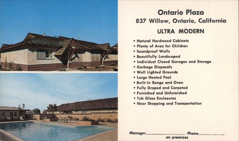 Ontario Plaza Apartments, Ontario, CA California