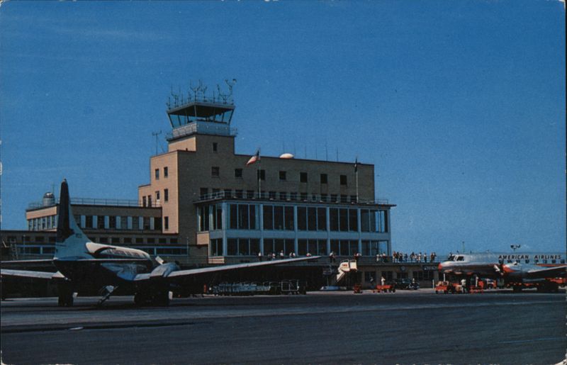 Bradley Field Airport Terminal and Control Tower Hartford Connecticut