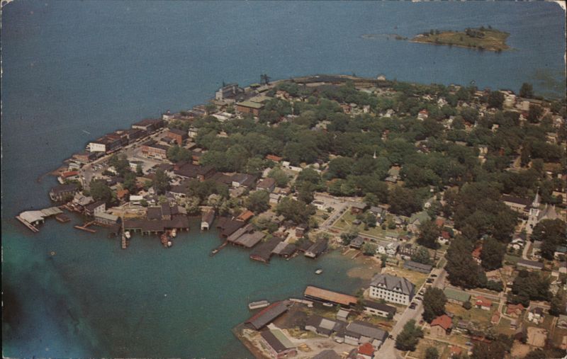 Aerial View of Clayton, Thousand Islands, NY New York