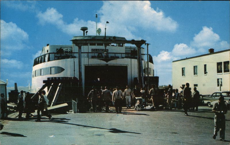 Island Ferry Boat Woods Hole Massachusetts