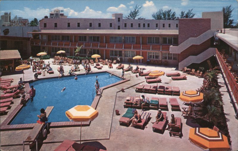 Motel Ankara Swimming Pool, Miami Beach Florida
