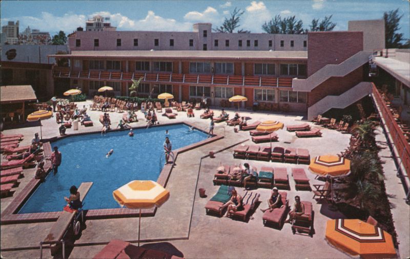 Motel Ankara Swimming Pool, Miami Beach, FL Florida