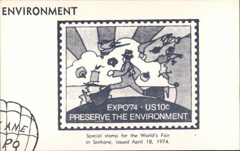 Expo '74 Preserve the Environment Stamp, Spokane WA Washington