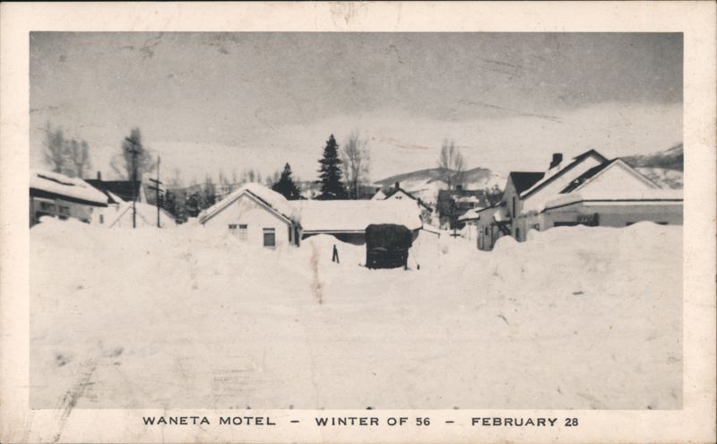 Waneta Motel, Winter of 1956, February 28 Hotels