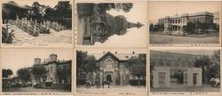 Set of 6: Views of Mukden, Japanese Postcard