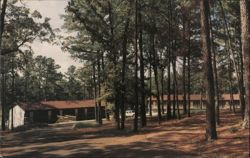 Waterfront Lodge Rooms, Hickory Knob State Resort Park Postcard