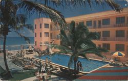 New Surf Hotel and Apartments, Surfside, Miami Beach, FL Postcard