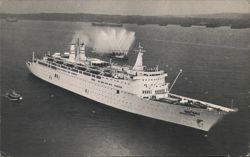 s.s. Shalom, Flagship of the Zim Lines Postcard