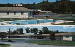 Lynburke Motel, Lyndonville, VT Postcard