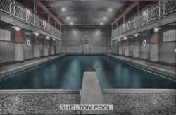 Shelton Hotel Swimming Pool, New York City Postcard