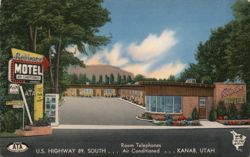 Robinson Motel, Kanab, UT Postcard