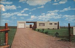 Valley of the Estancia Ranchettes Home, Albuquerque NM Postcard
