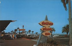 Shelter Island Inn, San Diego, CA Postcard