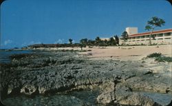 Beach at El Presidente Hotel, Cozumel Postcard