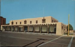 Santa Fe County Court House, Pueblo Architecture Postcard