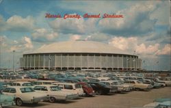 Harris County Domed Stadium, Houston, TX Postcard